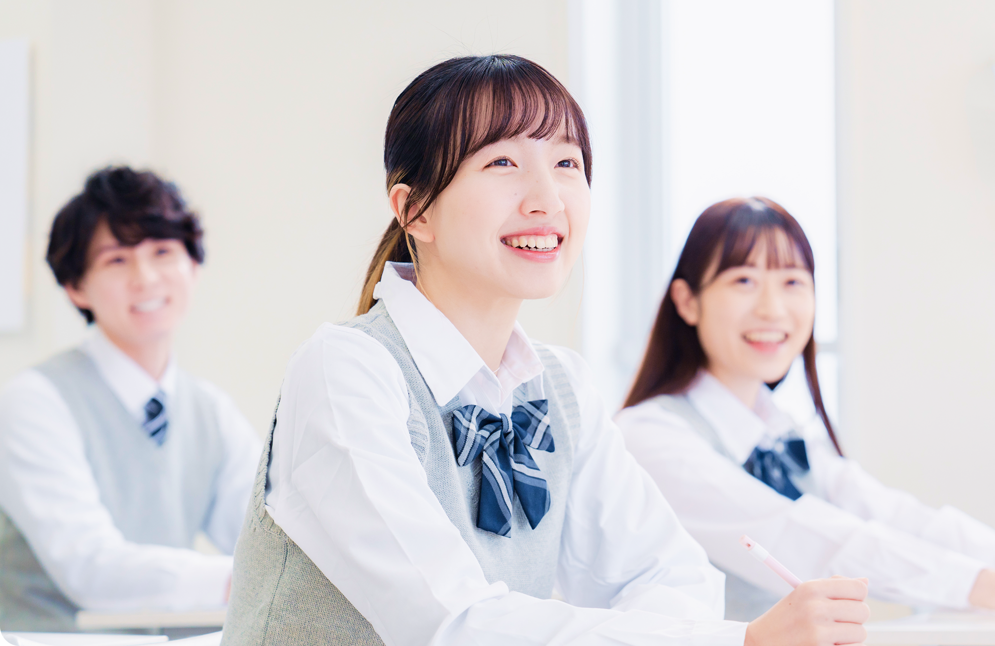 生徒が授業を受けている様子